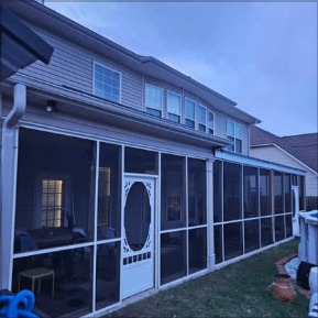 Screened porch addition built by Al Gomez Remodel & Construction